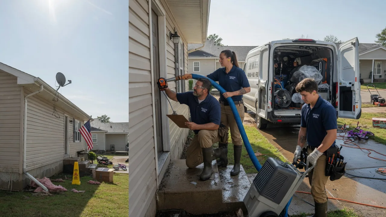 Ceiling Water Damage Restoration in Wanette, OK near me